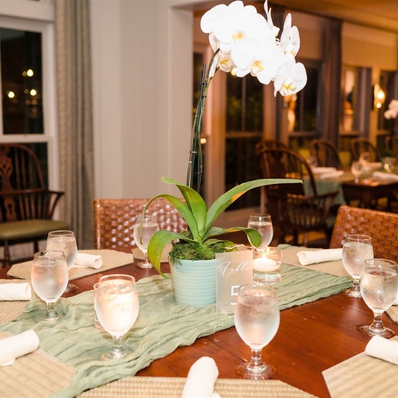 14 Sage Green Cheese Cloth Table Runners for wedding (14 90cm x 340cm) - Picture 4 of 8